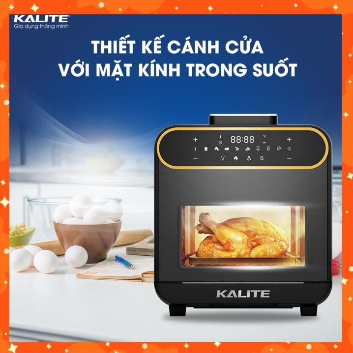 Nồi Chiên Không Dầu Hơi Nước  KALITE STEAM PRO 15L, X Chính Hãng, Giúp Món Ăn Giữ Được Tròn Vị, BH 24 tháng