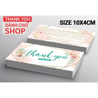 500 Thiệp Cảm Ơn Khách Hàng Cho Shop - Mẫu 15