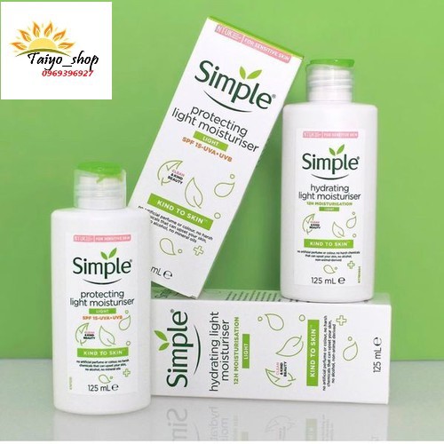 Kem Dưỡng Da Simple Kind To Skin Hydrating Light Moisturiser