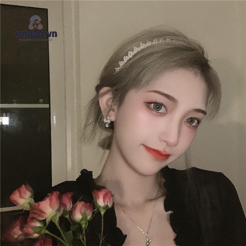 ✨✨Bông Tai Mạ Bạc 925 Hình Nơ Đính Đá Thời Trang