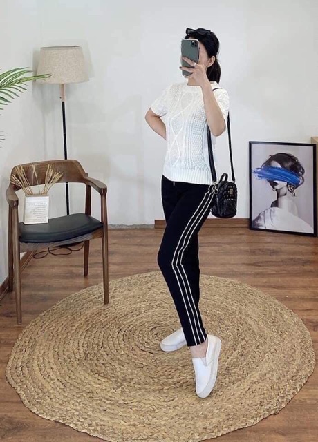 Quần jogger 3 sọc thể thao