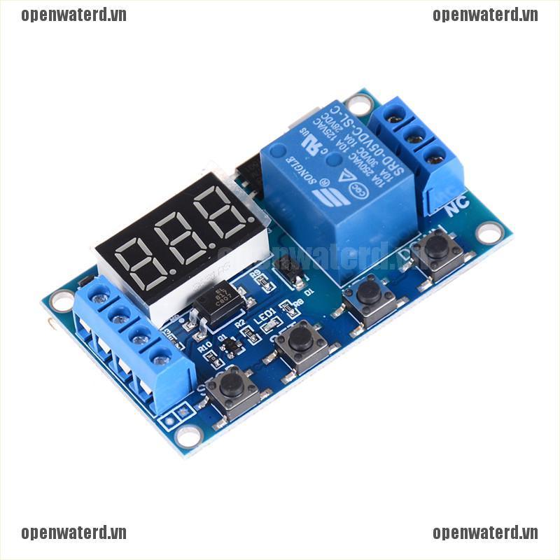 OPD 6v-30v Relay Module Switch Trigger Time Delay Circuit Timer Cycle Adjustable