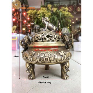 Lư đốt trầm nghê – đỉnh trầm nghê – xông trầm nắp nghê