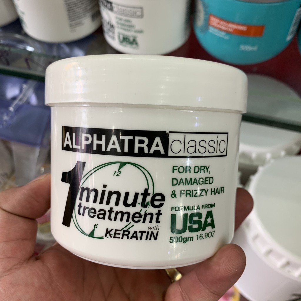 🇺🇸 Kem ủ 1 phút One Minute Treatment Alphatra ( Usa ) 500ml abc