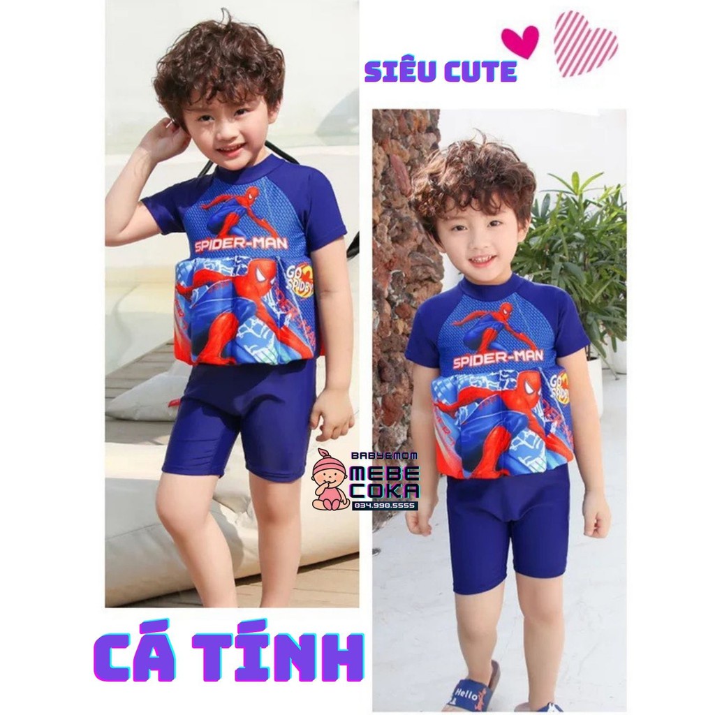 ✆Đồ bơi trẻ em ,áo liền phao tự nổi , bộ có cho bé trai loại CAO CẤP chất LYCRA Hàn