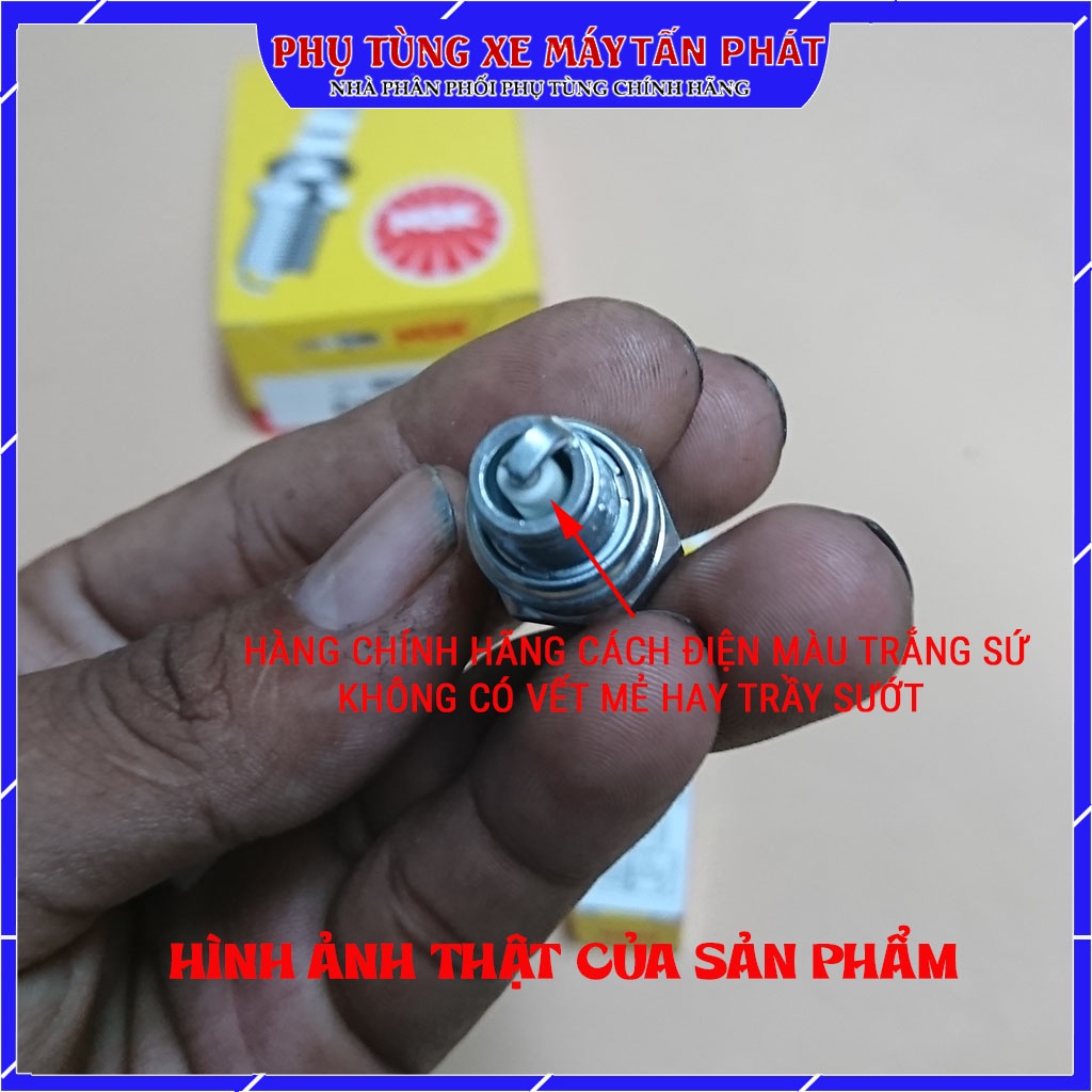 Bugi Xe Máy Hãng NGK Thái Lan C5 (Chân Ngắn) C5HSA Dành Cho Xe Cup 50, 70, 78, Charly , Dream ,Wave