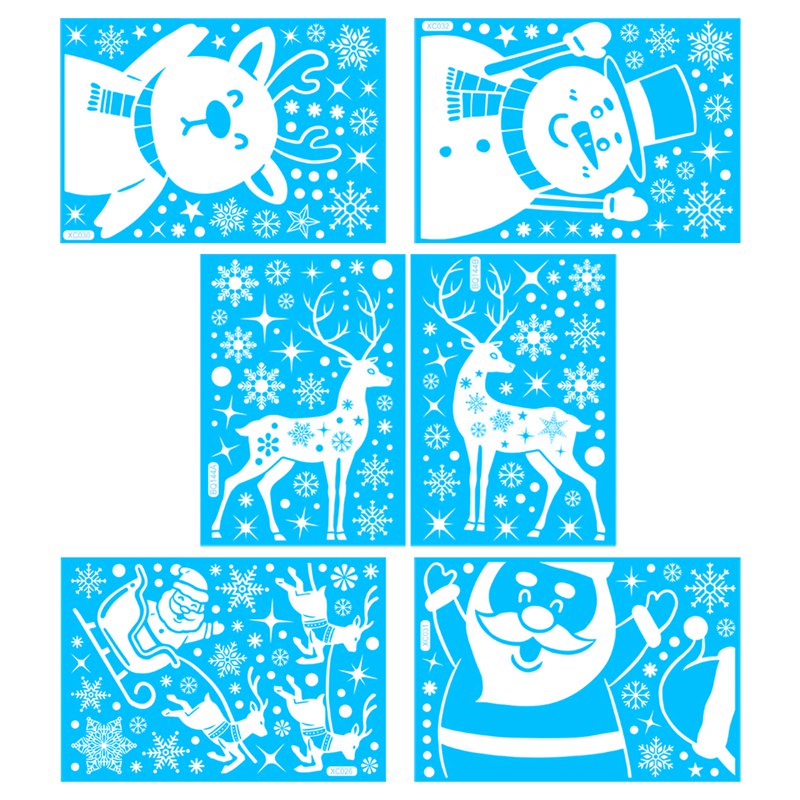 Sticker Dán Cửa Sổ Trang Trí Giáng Sinh Năm Mới 2023