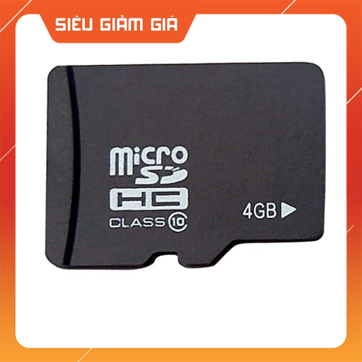 Thẻ nhớ MicroSD Class 10 Tốc độ cao (Đen) 4GB/8GB/16GB/32GB Chuyên Dùng cho Camera IP, điện thoại, máy tính bảng,...