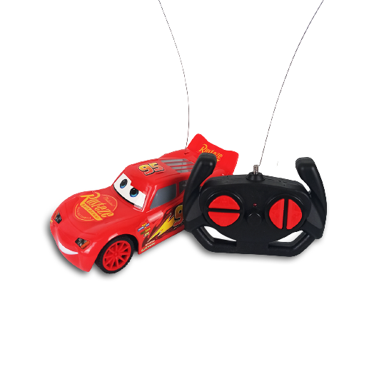 Ô tô đồ chơi điều khiển từ xa mô hình xe đua Disney Cars Lightning McQueen màu đỏ chạy pin cho bé trai