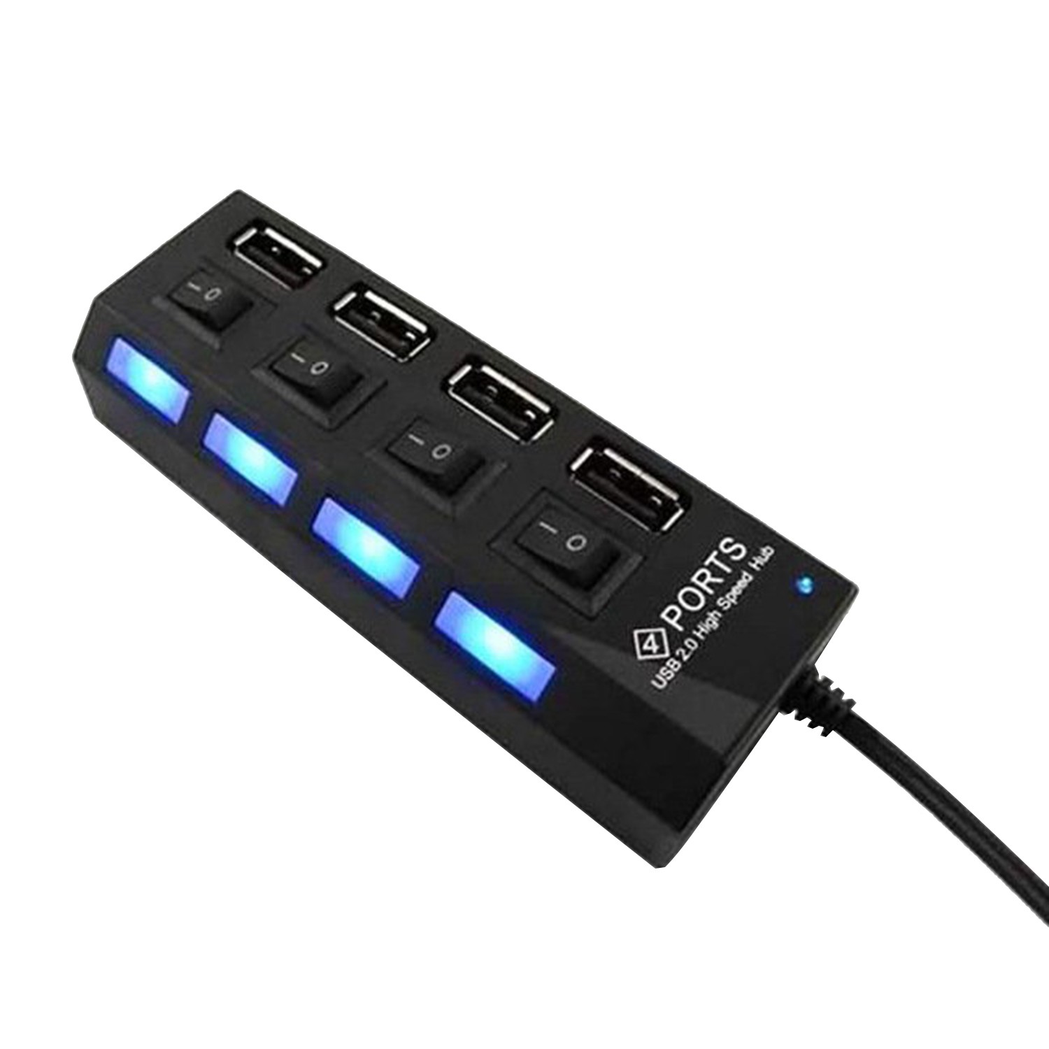 Hub Chia 4 Cổng Usb 3.0 Tốc Độ Cao Có Công Tắc On / Off 5gbps