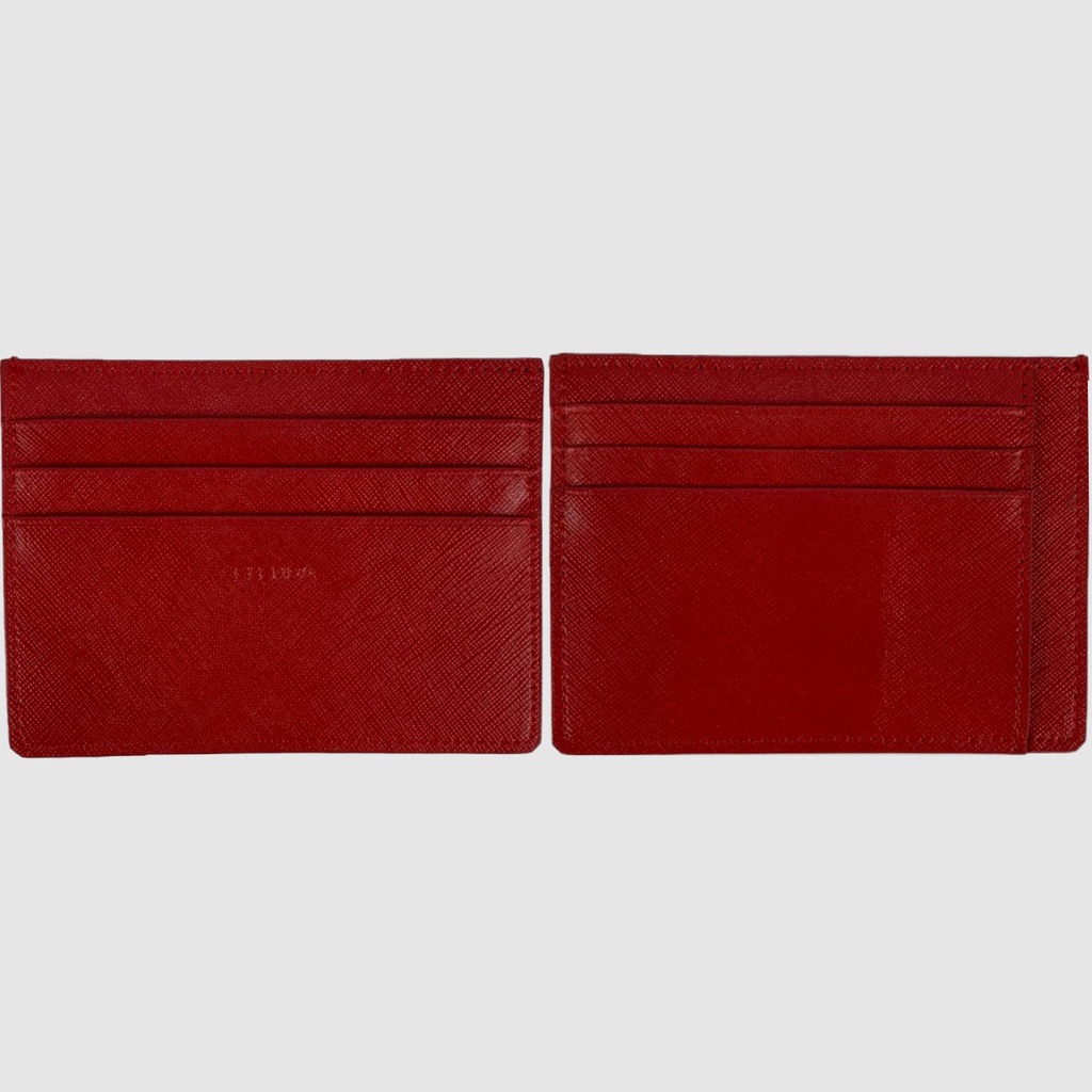 Ví da saffiano Elenda đựng thẻ xịn sò có 8 ngăn đựng tiền, thẻ bảo hiểm, giấy tờ xe: VIE008