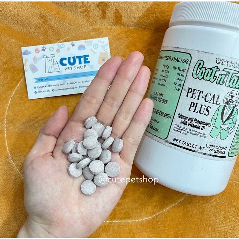1 Viên Canxi UPCO dành cho chó và mèo
