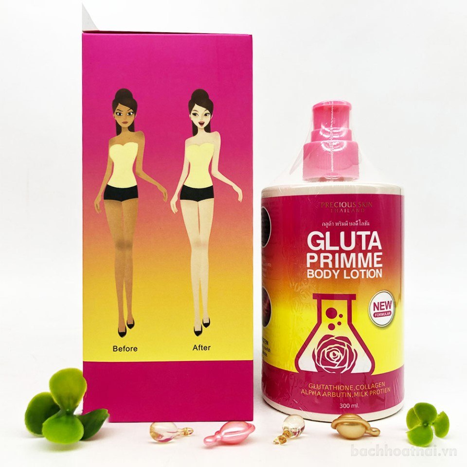 Lotion dưỡng thể trắŉg da toàn thân Gluta Primme Thái Lan