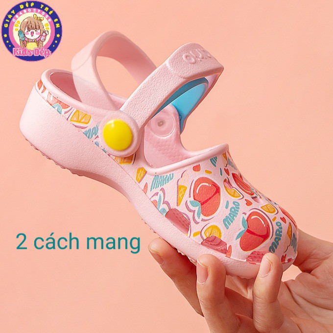 Sandal nhựa xốp MARIO công chúa cho bé gái 1-6 tuổi