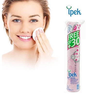 BÔNG TẨY TRANG IPEK 150 MIẾNG