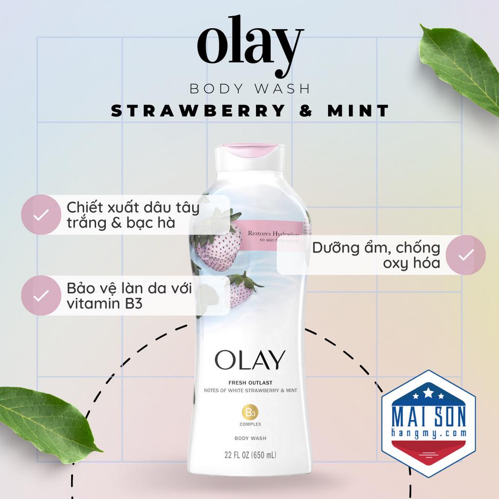 SỮA TẮM DƯỠNG ẨM OLAY  - Hàng Nhập USA Chính Hãng