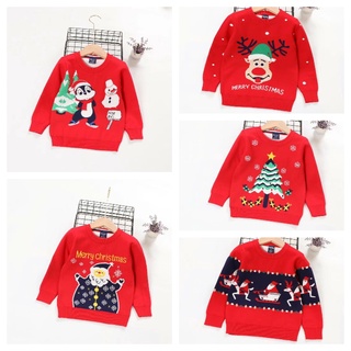 Áo Len Noel 2 lớp hàng Cao Cấp cho bé từ 2 đến 9 tuổi