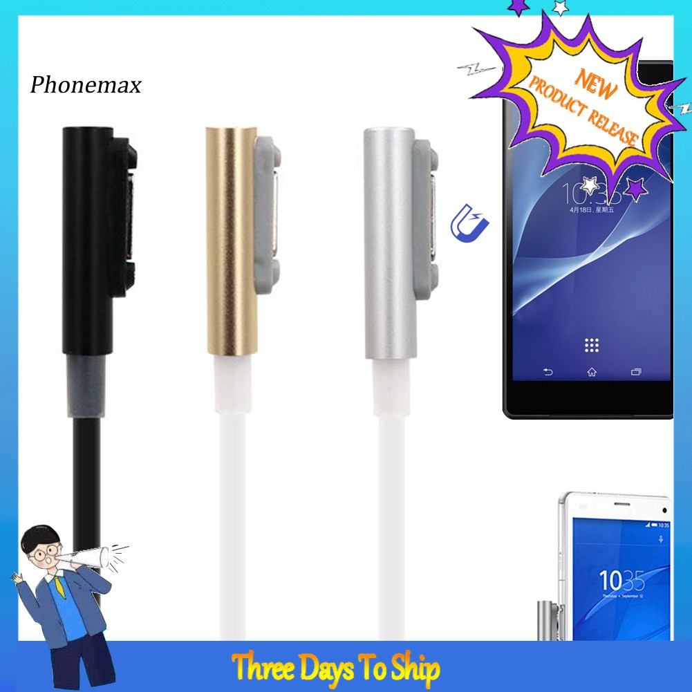 Cáp Sạc Nam Châm 100cm Cho Sony Xperia Z3 L55T Z2 Z1 Compact Xl39H