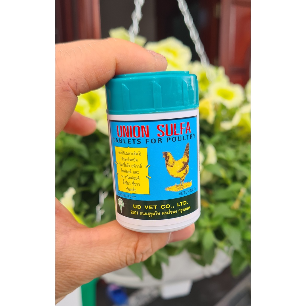 UNION SUNFA - Thuố c đi ỉa, đi ngoài cho gà  -  Chữa,Trị đi ỉa, đi ngoài, phân xanh, phân trắng. Ổn định đường ruột.