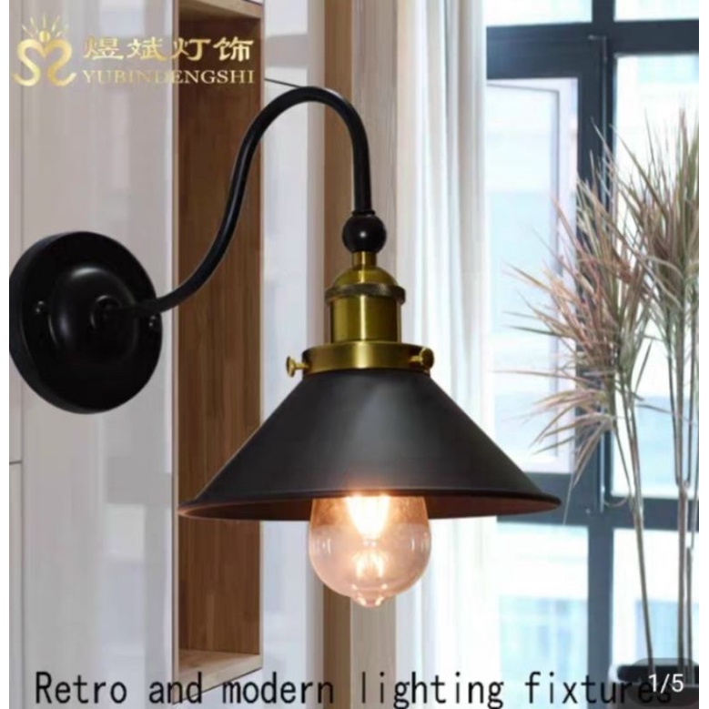 Đèn tường d22cm, đèn thả d22cm đui mạ đồng.