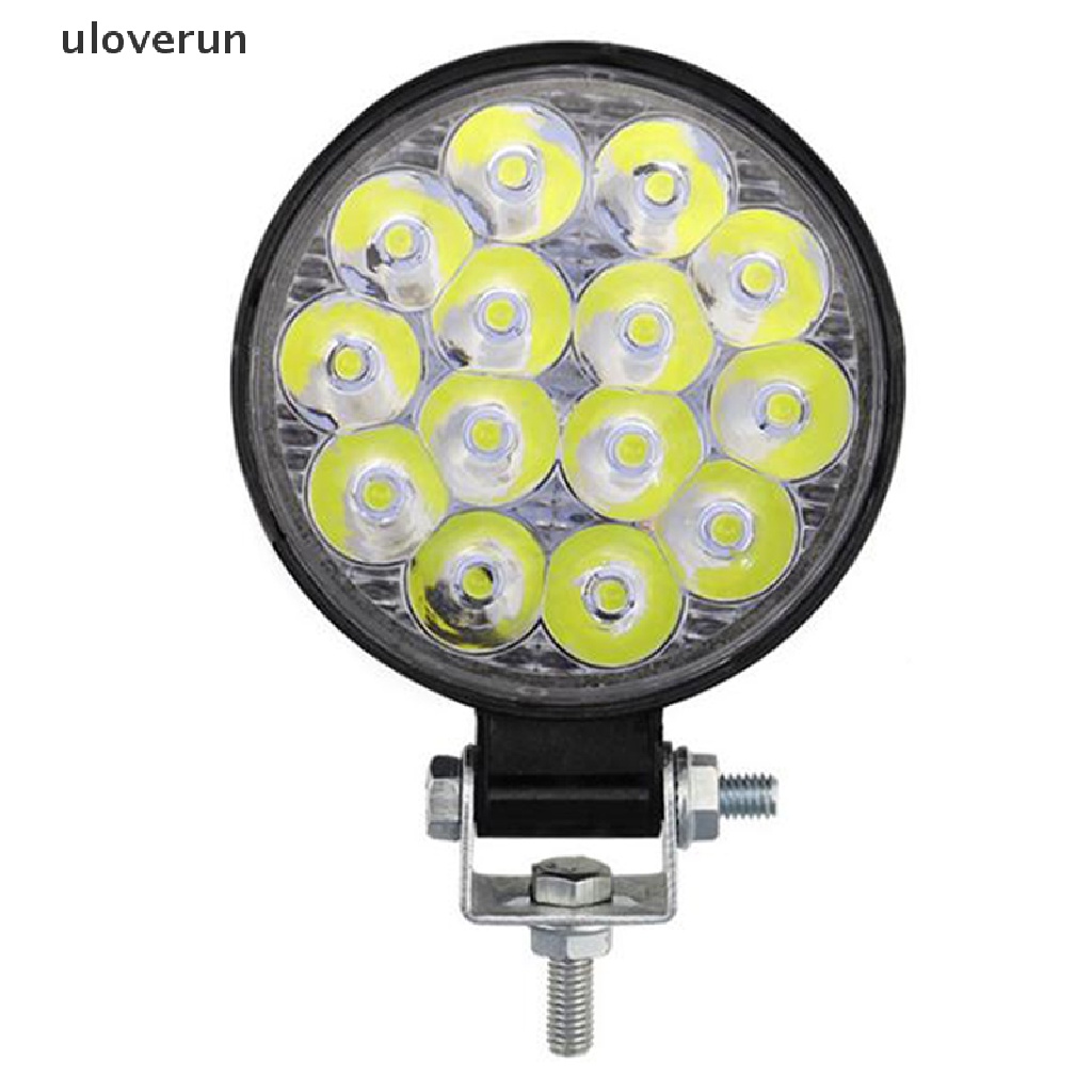 1 Đèn LED Tròn 42W 14 Bóng Phá Sương Mù Cho Xe Tải SUV ATV