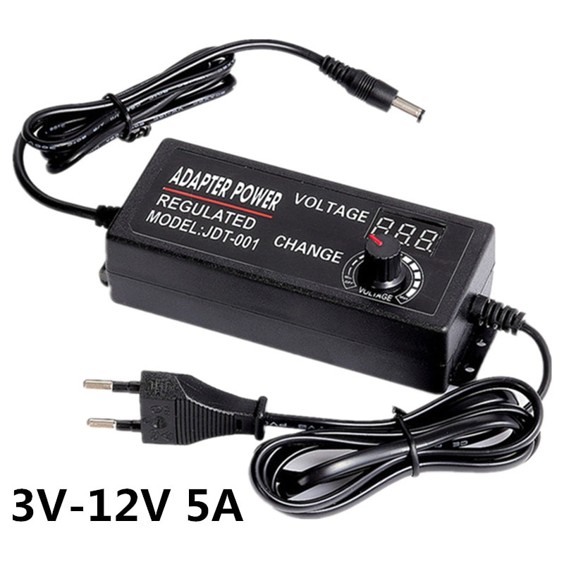 Bộ Chuyển Đổi Nguồn Điện 3v 5v 6v 9v 12v 15v 18v 24v 1a 2a 5a 220v Sang 12v