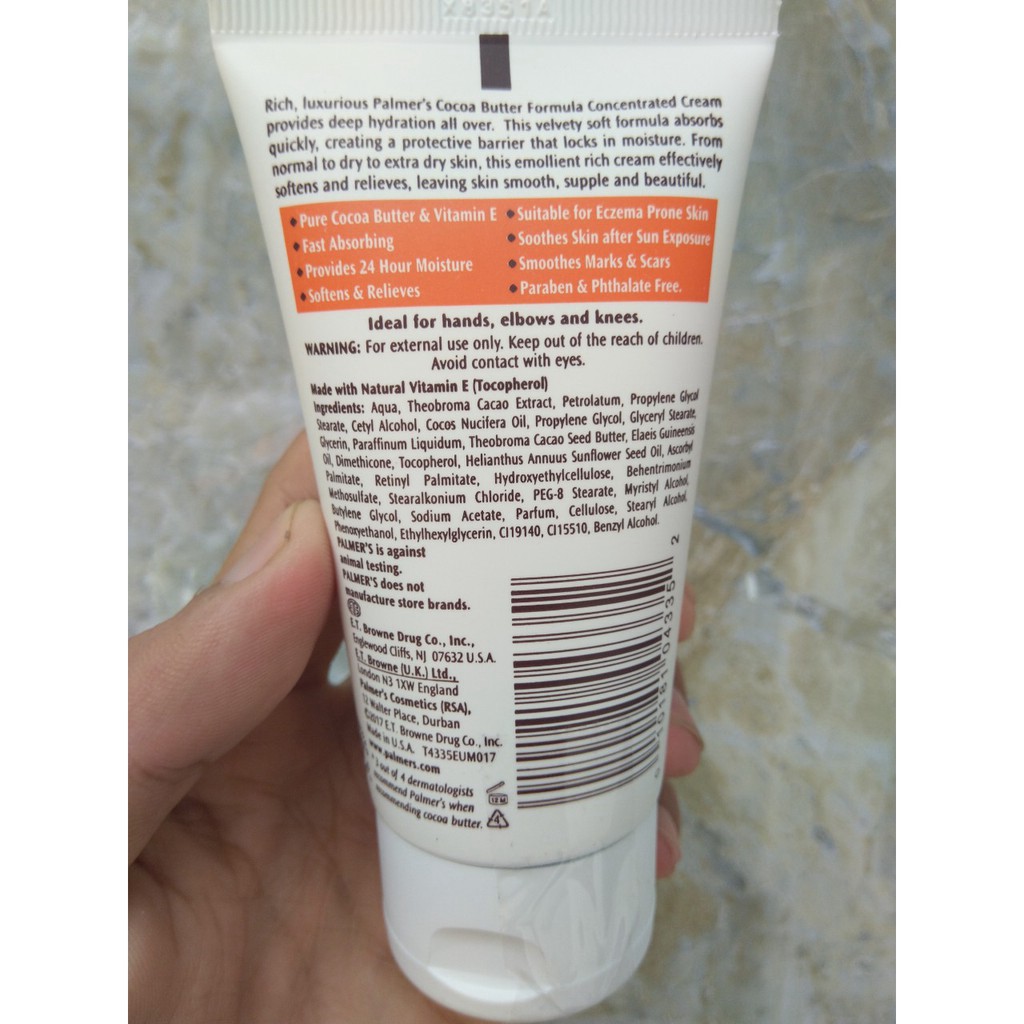 Giá Shock Kem dưỡng da tay giữ ẩm Palmers Cocoa Butter Hand Cream 60g