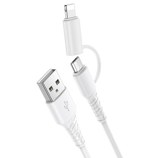 CÁP 2 ĐẦU 2IN1 HOCO X54