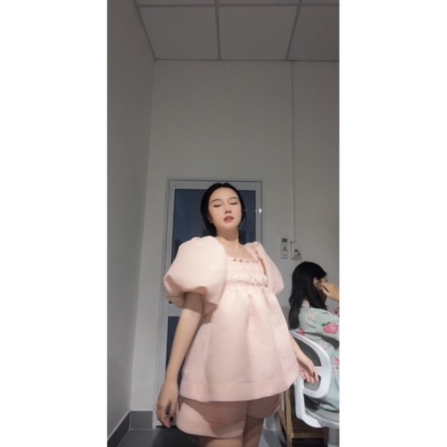S06- Bộ babydoll tổ ong