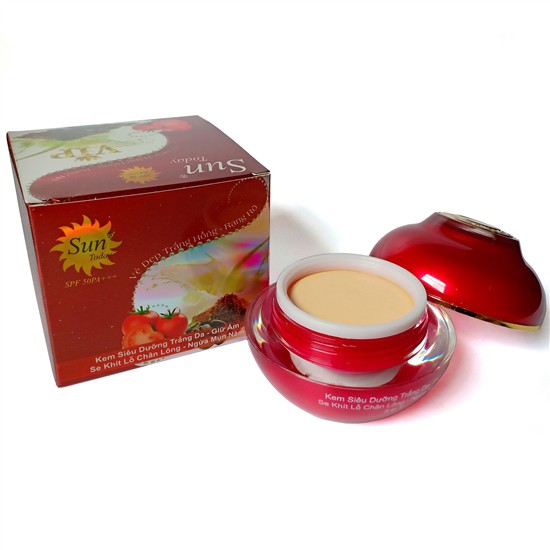 Kem dưỡng trắng da mặt dưỡng ẩm se khít lỗ chân lông ngừa mụn nám Sun Today 9 in 1 chính hãng 25g - Uyên Nhi Cosmetics