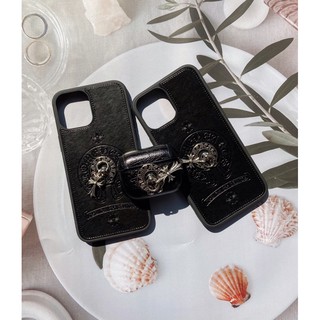 Ốp lưng iphone - ốp iphone heart chrome da cao cấp