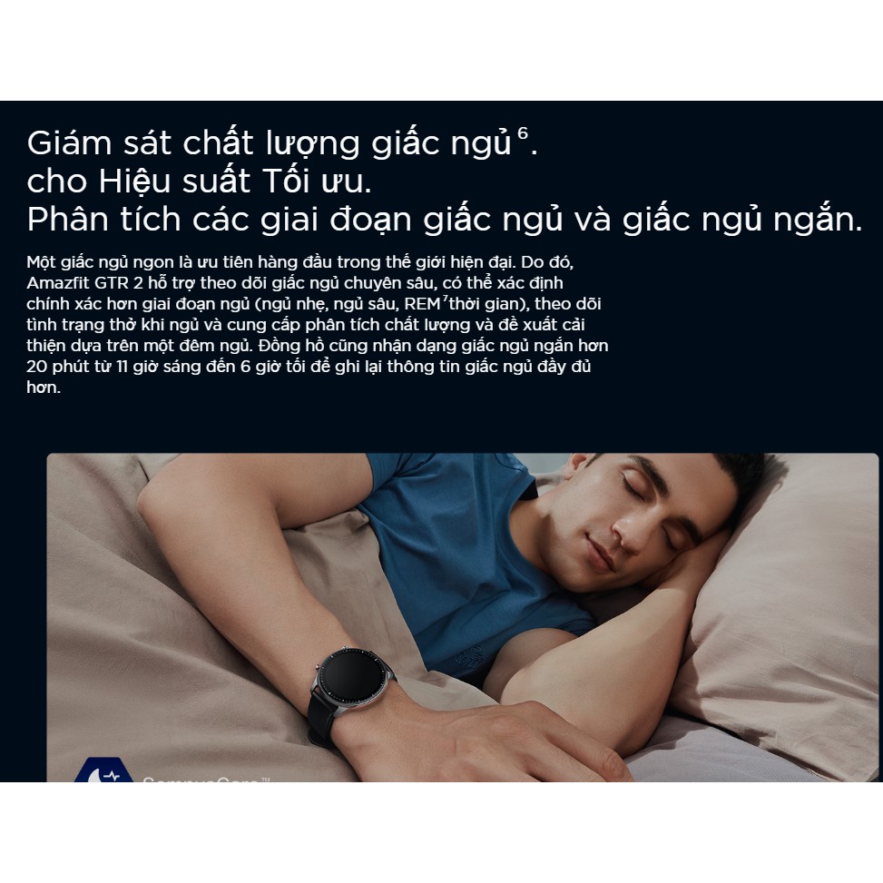 Đồng Hồ Thông Minh Amazfit GTR 2 - Có Tiếng Việt - Đàm Thoại Trực Tiếp - Nghe Nhạc Bluetooth - Bản Quốc Tế