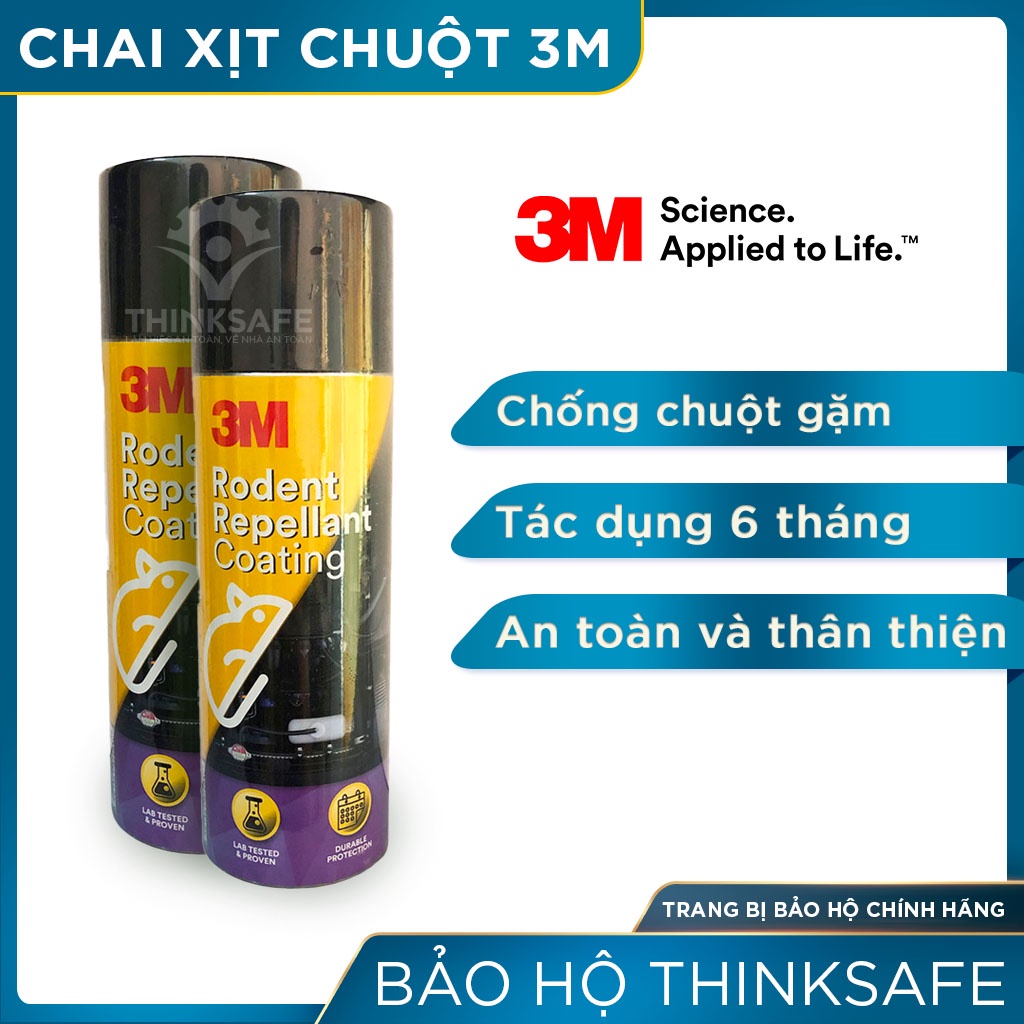 Chai xịt đuổi chuột 3M T9 250g xịt chống chuột cắn ô tô, bình thuốc đuổi chuột, xua đuổi, an toàn tiện lợi - THINKSAFE
