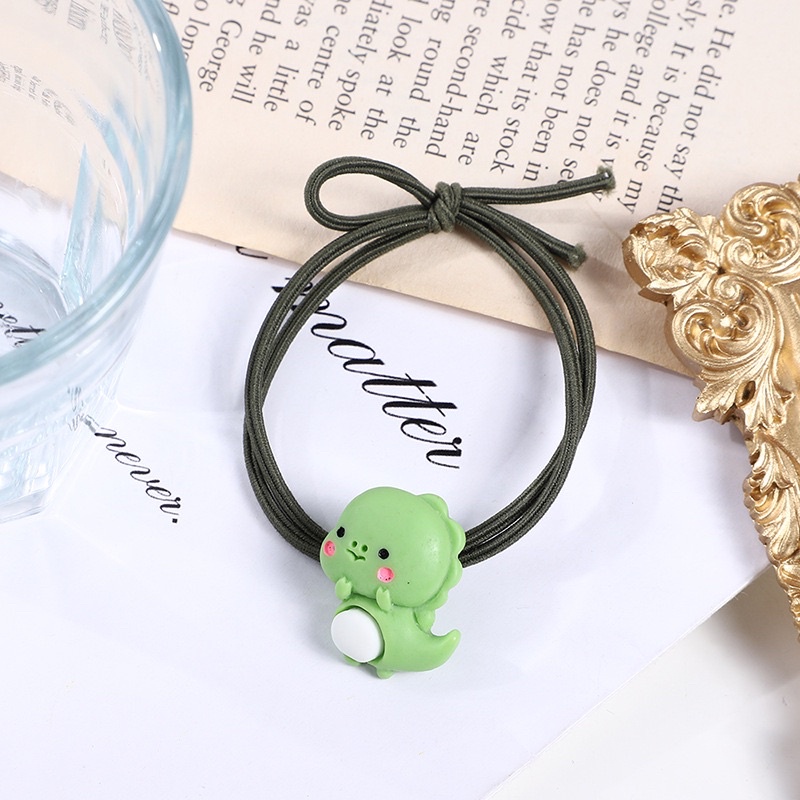 Dây buộc tóc hình thú , Đồ cột tóc hoạt hình thun co giãn chắ chắn