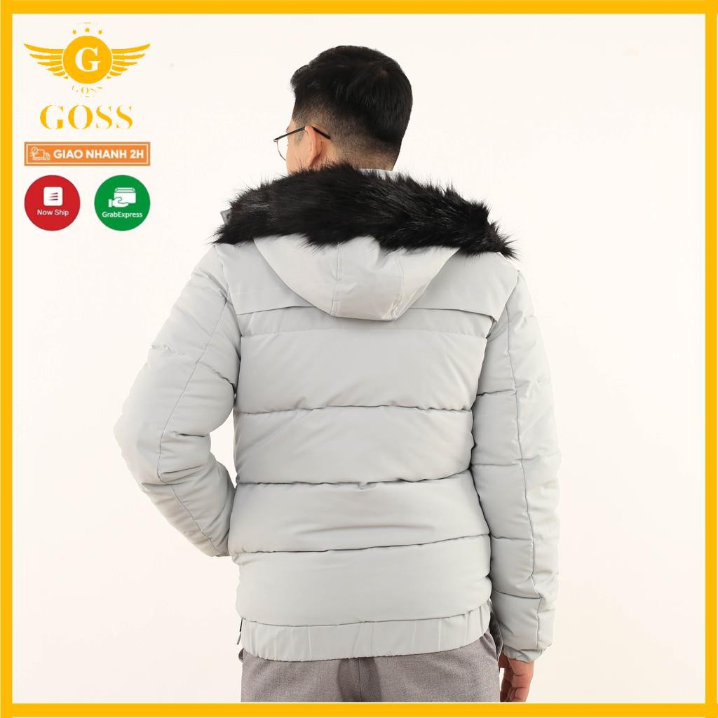 ⭐️Mặc là Mê⭐️ Áo phao nam cao cấp ba lớp mũ lông siêu ấm GOSS - Áo khoác phao nam đẹp chính hãng | BigBuy360 - bigbuy360.vn