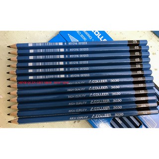 01 hộp BÚT CHÌ 6B COLLEEN - 12 cây bút