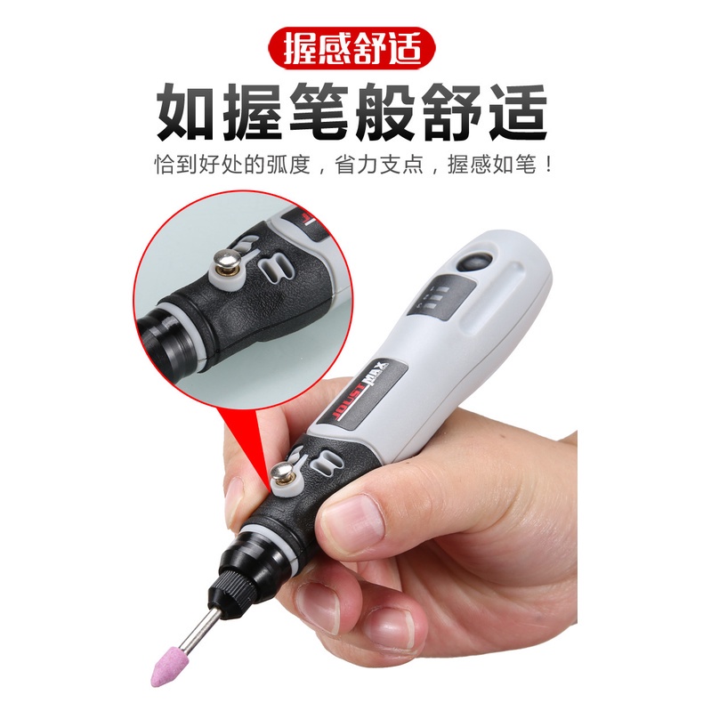 Máy mài, máy khắc cầm tay với cổng sạc USB 4.2V AOTUO
