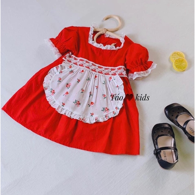 Đầm phối yếm cho bé gái 12-18kg