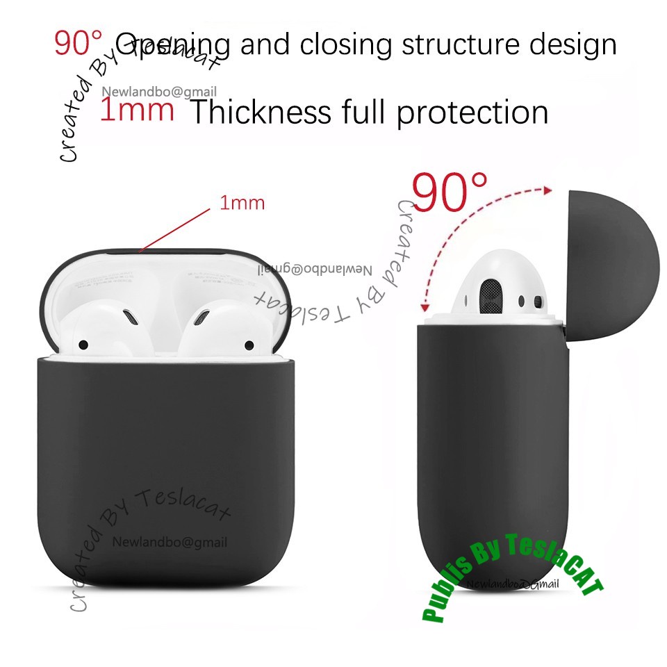 Vỏ Bảo Vệ Hộp Sạc Tai Nghe Apple Airpods Gen2 AirpodsPro H4F9Ke Bằng silicon Siêu Mỏng 19 Màu Tùy Chọn