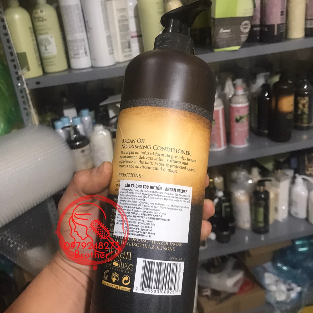 Cặp dầu gội xả ARGAN OIL DELUXE 1000ML HƯƠNG NƯỚC HOA 🎯️🎯️🎯