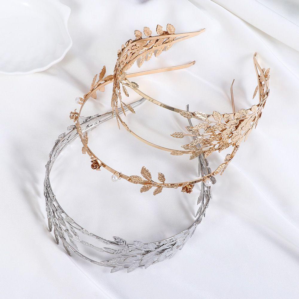 WATTLE 1pc Công Chúa Vương Miện Kim Loại Thời Trang|Vương Miện Cài Tóc Cho Nữ