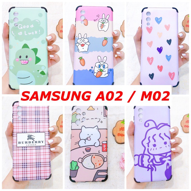 Ốp lưng Samsung A02 / M02 dễ thương chống bẩn viền dẻo