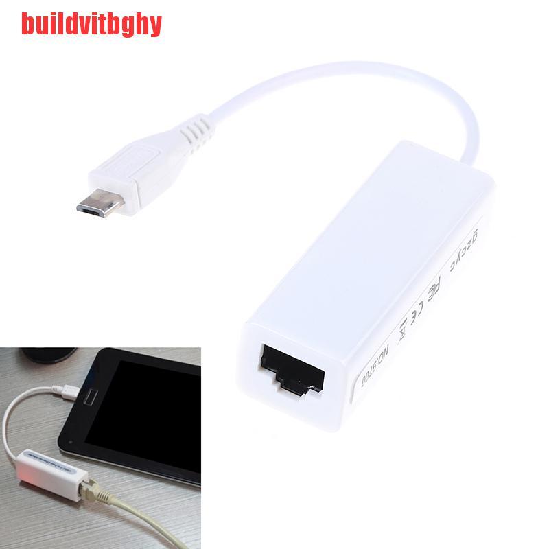 Bộ Chuyển Đổi 5-pin Micro Usb 2.0 Sang Rj45 Lan Ethernet 100mbps Cho Tablet Pc Ihl