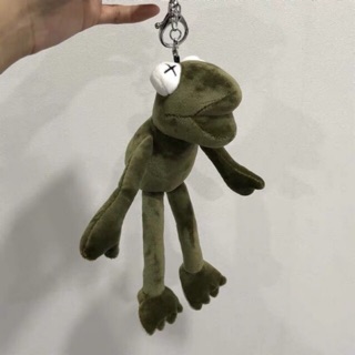 Móc khoá ếch kermit ulzzang (xem video, có sẵn)