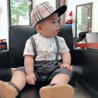 [LOẠI 1] Set Yếm Công Tử kèm áo và nơ cổ (6-16kg)
