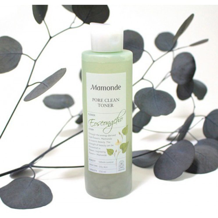 Nước Hoa Hồng Mamonde Toner Diếp Cá Màu Xanh Cho Da Dầu Mụn