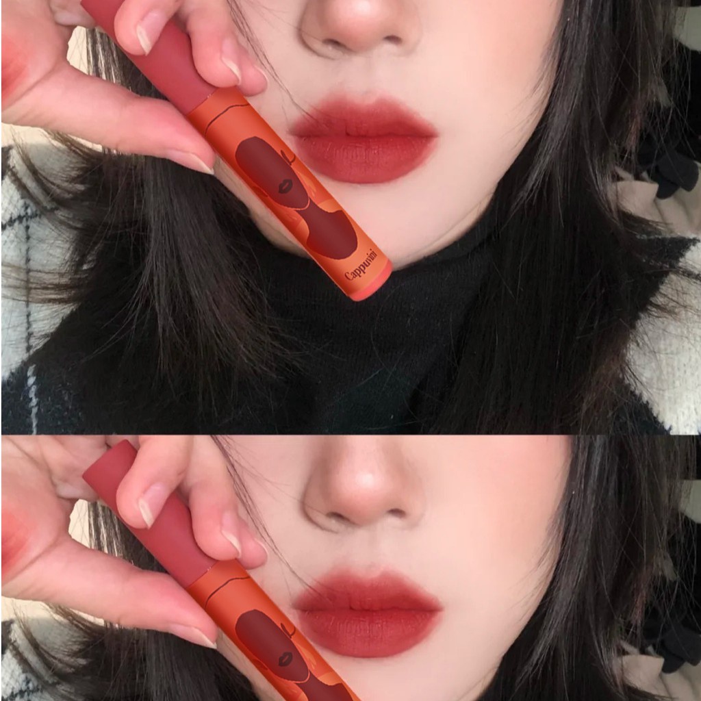 Son kem dưỡng ẩm chống thấm nước lâu trôi thiết kế nhỏ gọn