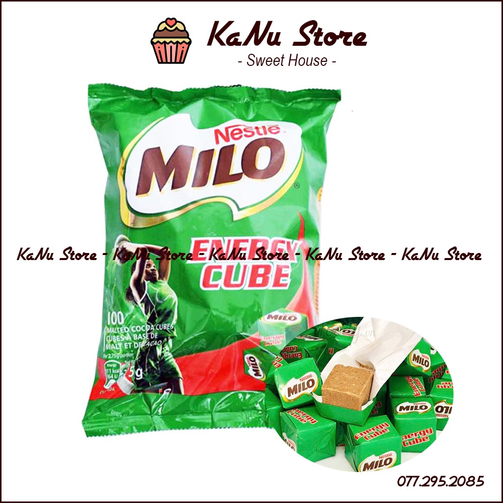 Kẹo Milo Energy Cube Thái Lan 100 viên (275g)