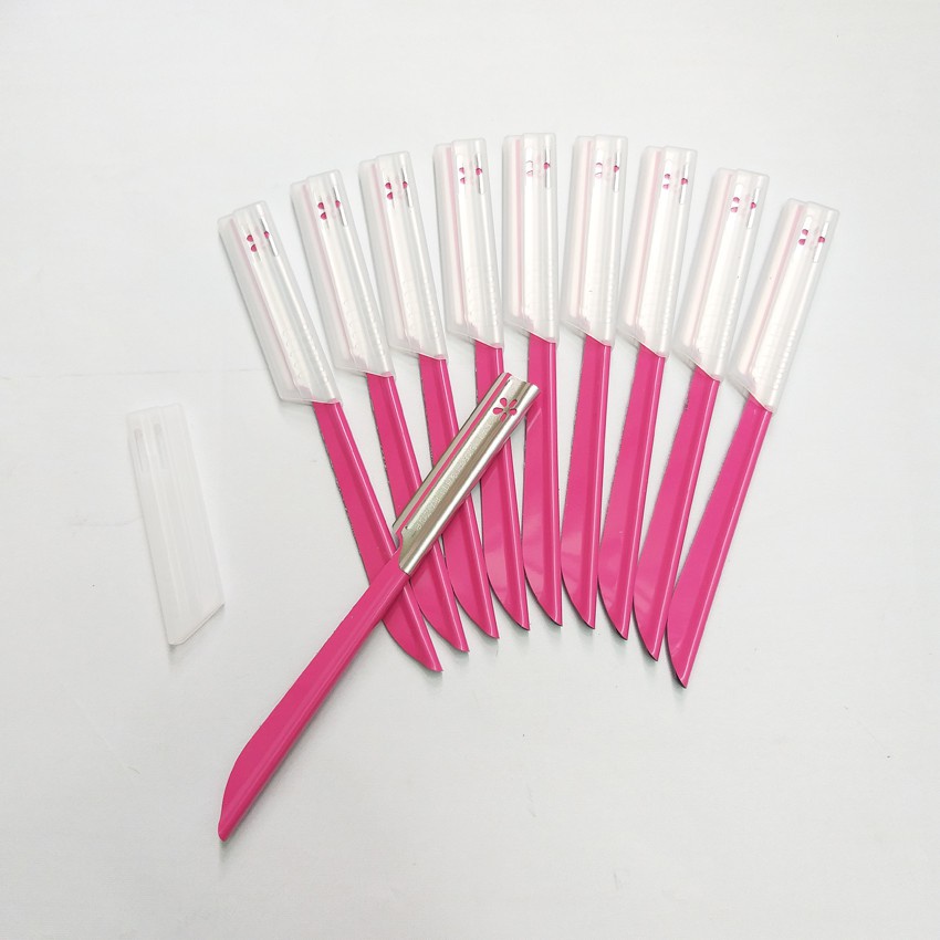 Dao Cạo Lông Mặt, Mày Kai Beauty-M Razor Lưỡi Dao Trơn (Set 10 Cái)