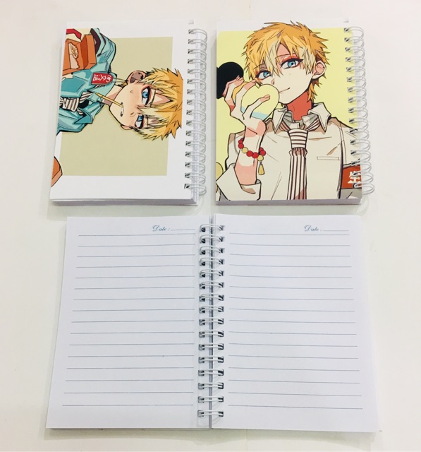 Sổ minamoto kou Jibaku Shounen Hanako-kun 200 trang khổ a6 mẫu ngẫu nhiên